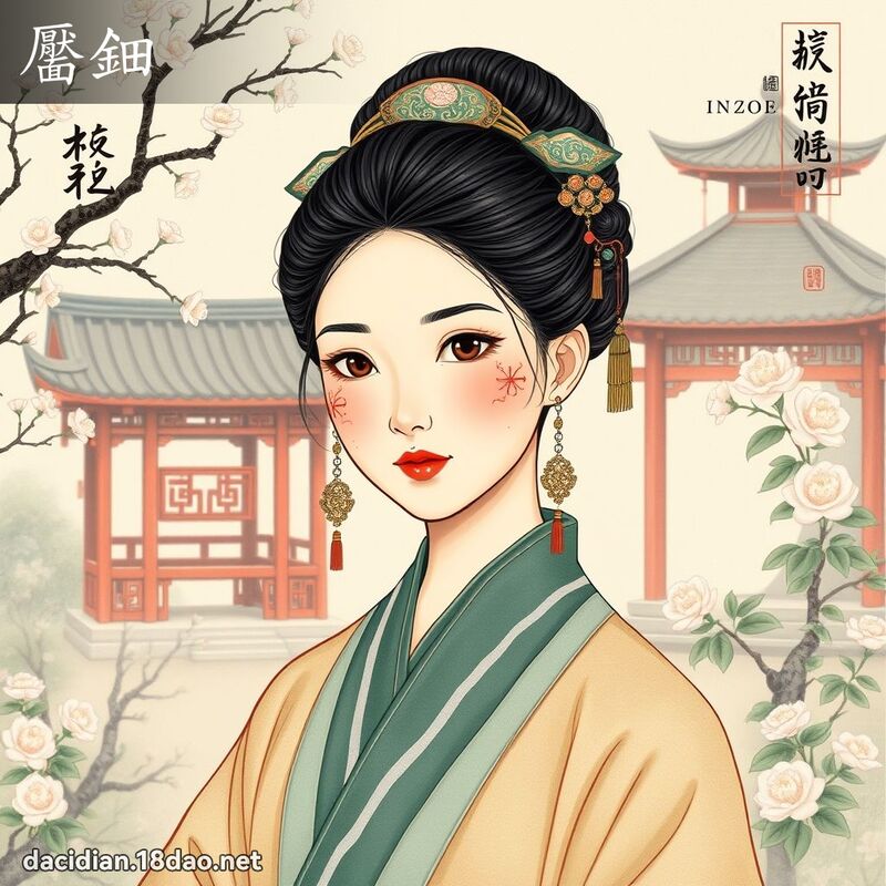 靨鈿 - 國語大辭典配圖