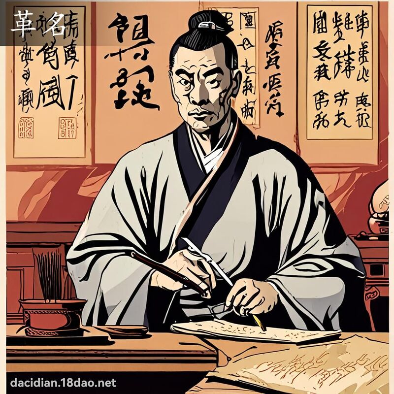 革名 - 國語大辭典配圖