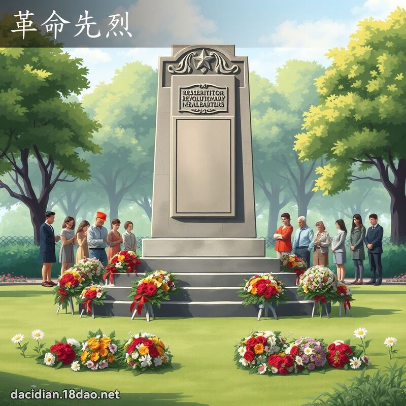 革命先烈 - 国语大辞典配图