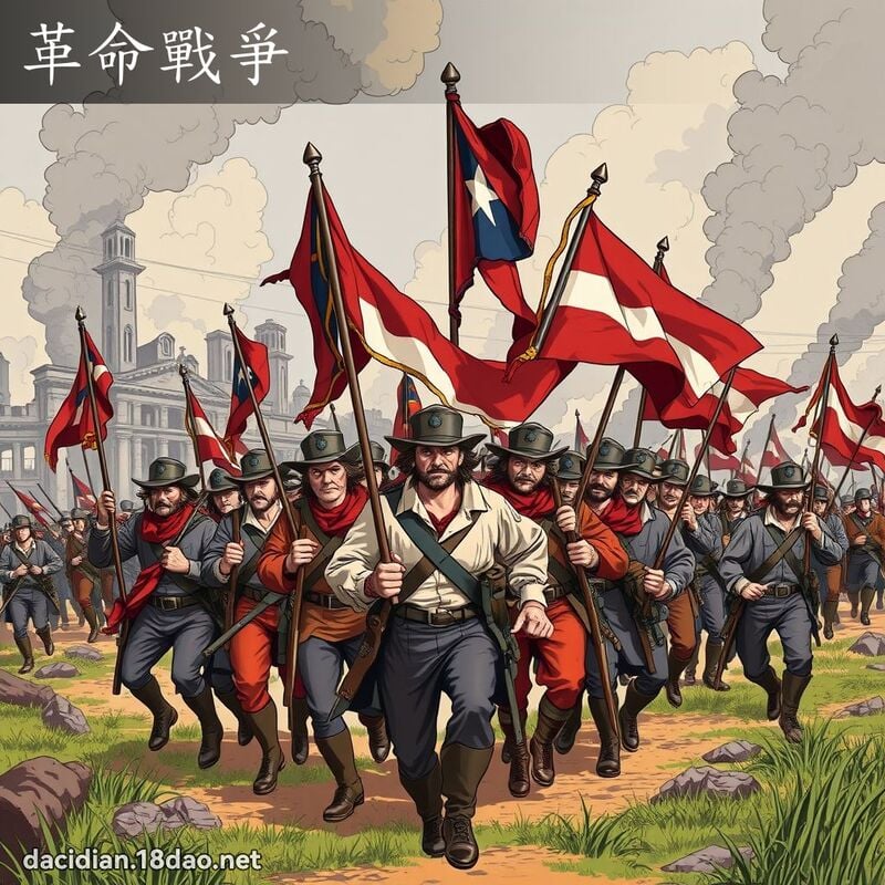 革命戰爭 - 國語大辭典配圖