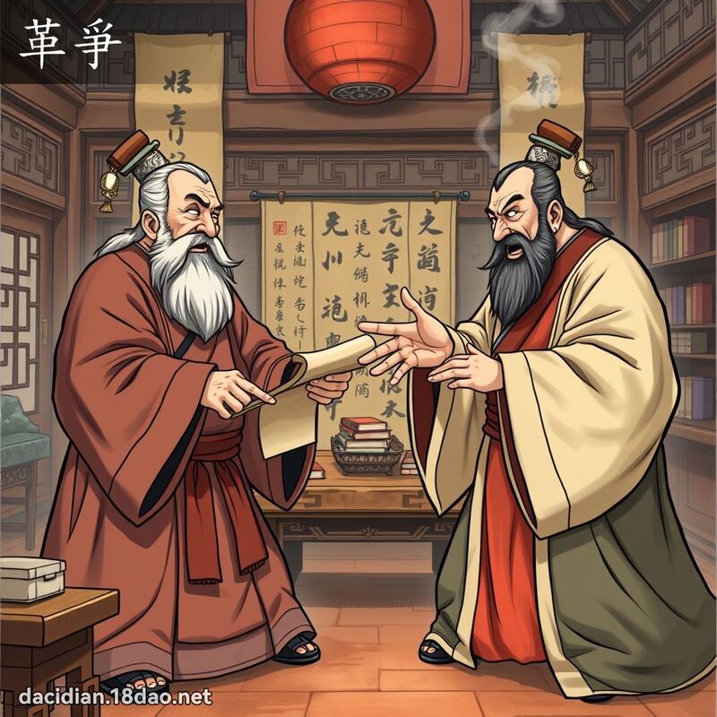 革爭 - 國語大辭典配圖