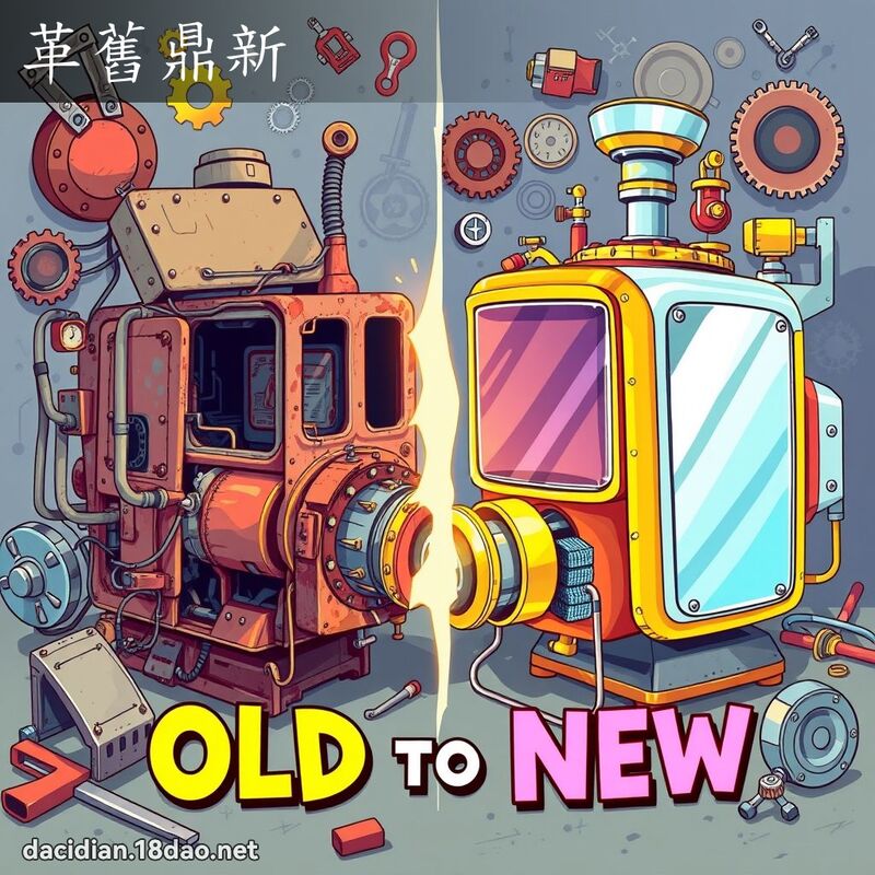 革舊鼎新 - 國語大辭典配圖