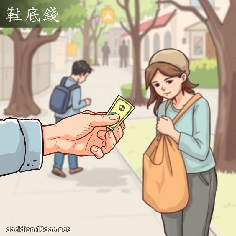 鞋底钱 - 国语大辞典配图