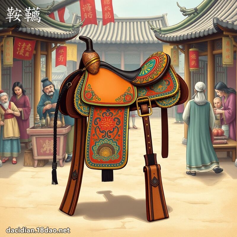 鞍韉 - 國語大辭典配圖