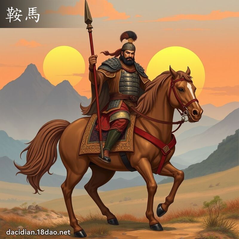 鞍馬 - 國語大辭典配圖