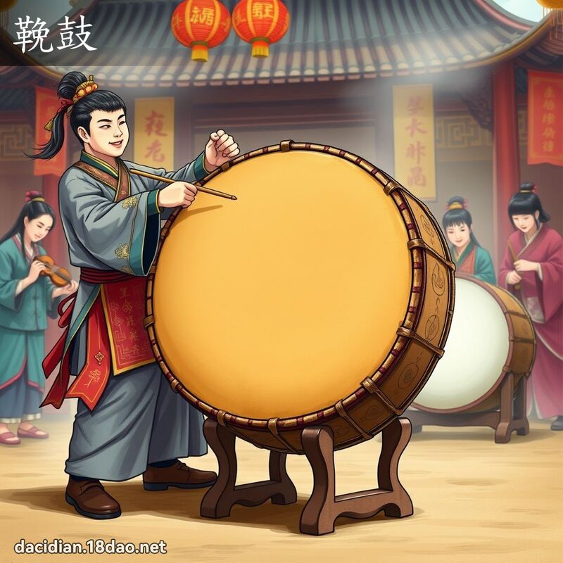 鞔鼓 - 国语大辞典配图