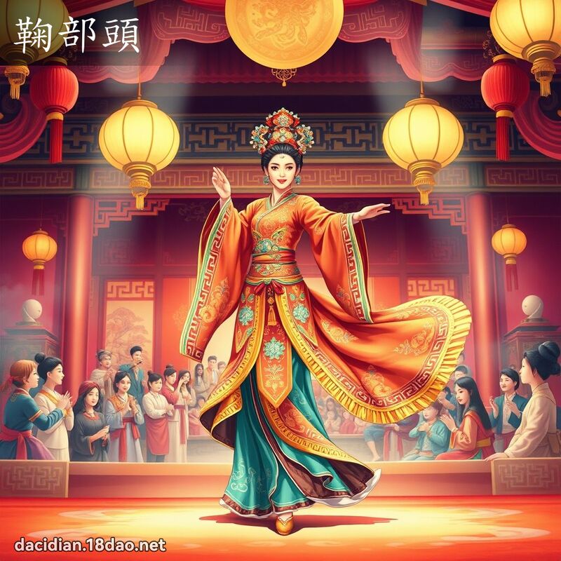 鞠部头 - 国语大辞典配图