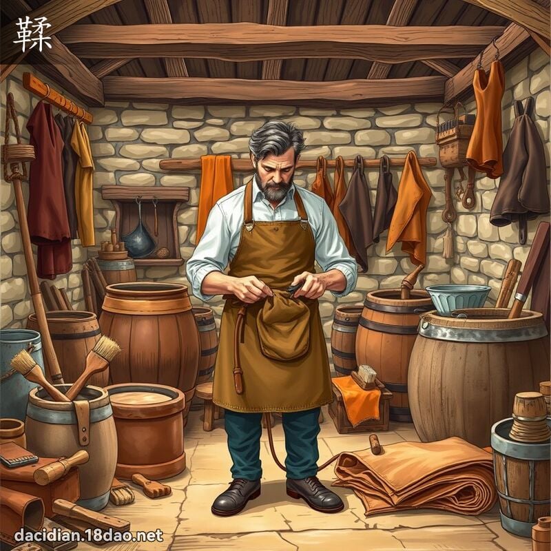 鞣 - 國語大辭典配圖