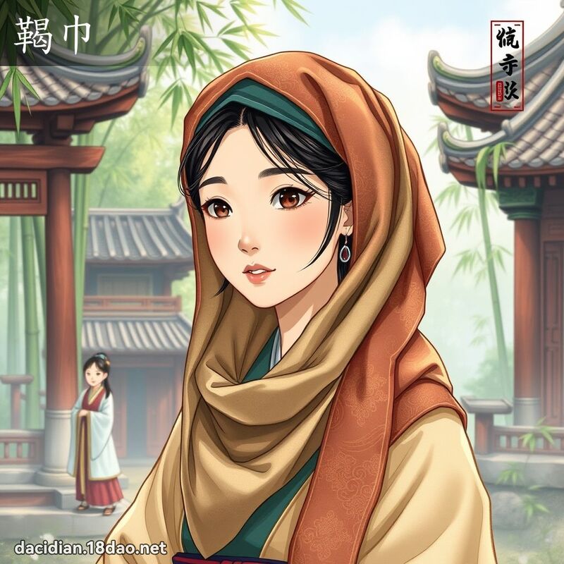 鞨巾 - 国语大辞典配图