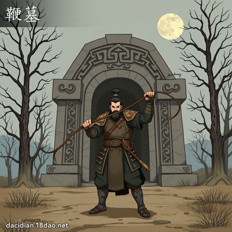 鞭墓 - 国语大辞典配图