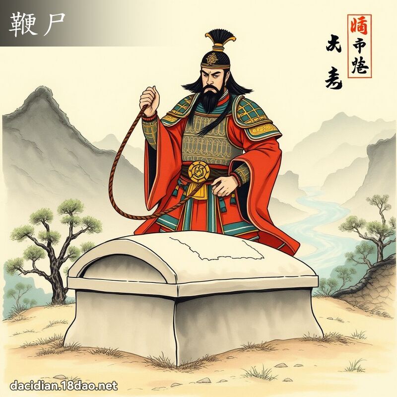 鞭尸 - 国语大辞典配图