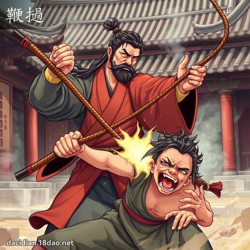 鞭挝 - 国语大辞典配图