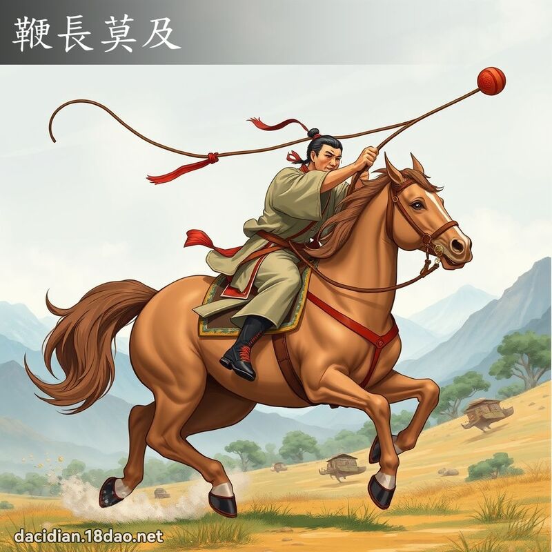 鞭長莫及 - 國語大辭典配圖
