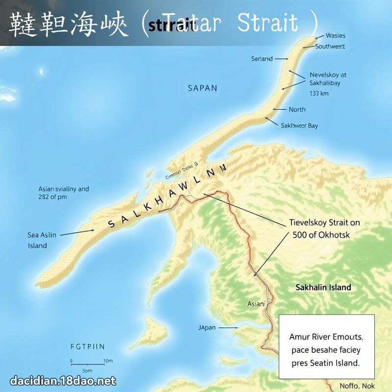 韃靼海峡（Tatar Strait） - 国语大辞典配图
