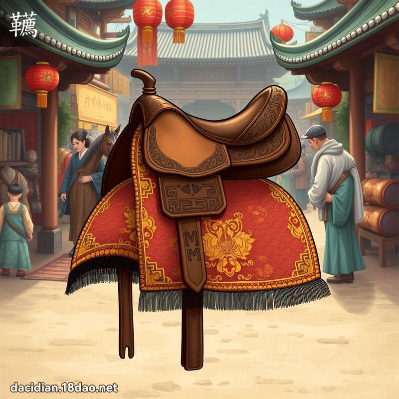 韉 - 国语大辞典配图