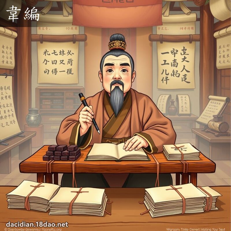 韦编 - 国语大辞典配图