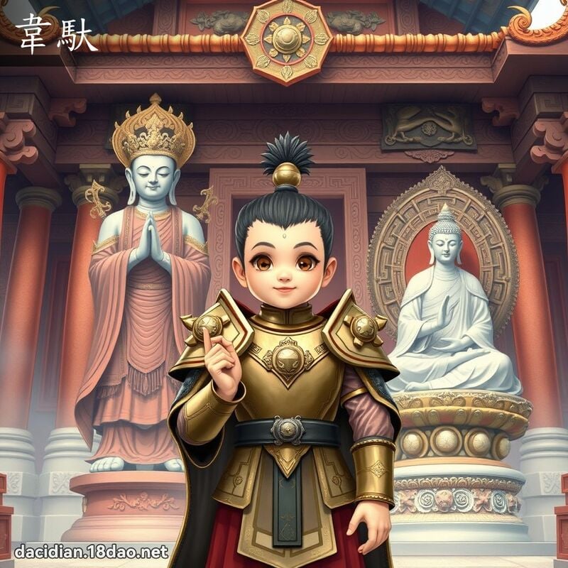 韋馱 - 國語大辭典配圖