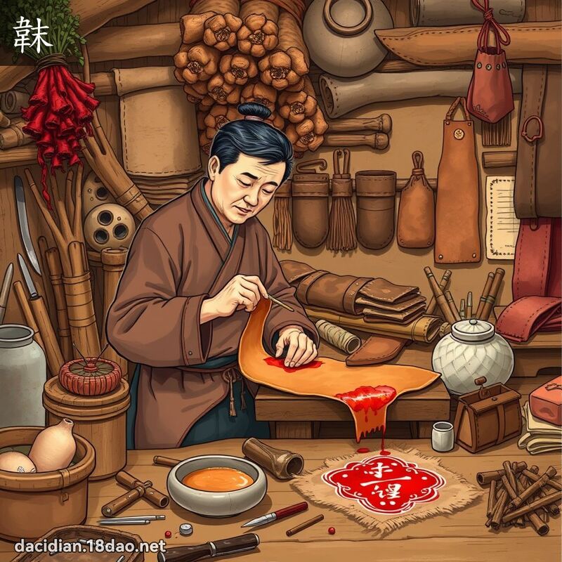 韎 - 国语大辞典配图