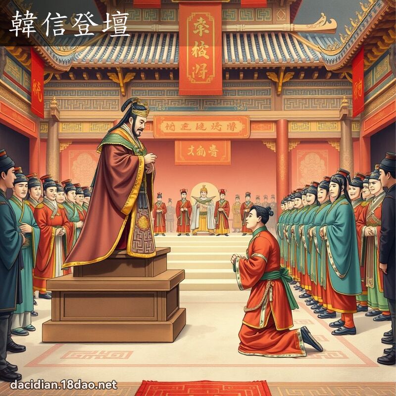 韩信登坛 - 国语大辞典配图