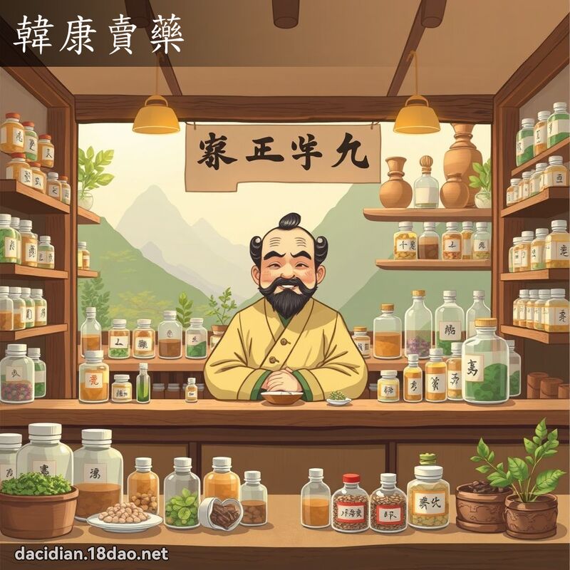 韓康賣藥 - 國語大辭典配圖