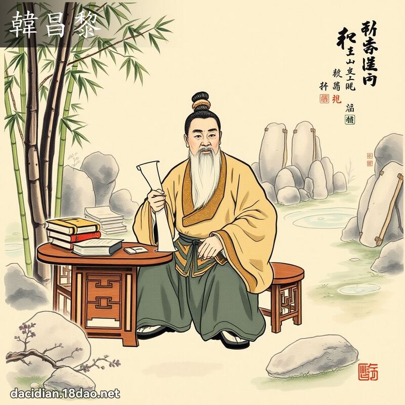 韩昌黎 - 国语大辞典配图