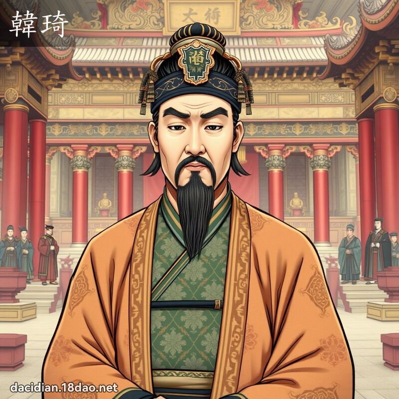 韩琦 - 国语大辞典配图