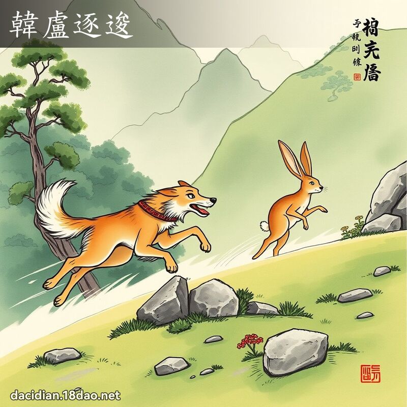 韓盧逐逡 - 國語大辭典配圖