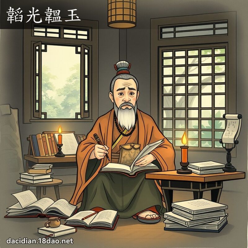 韜光韞玉 - 國語大辭典配圖