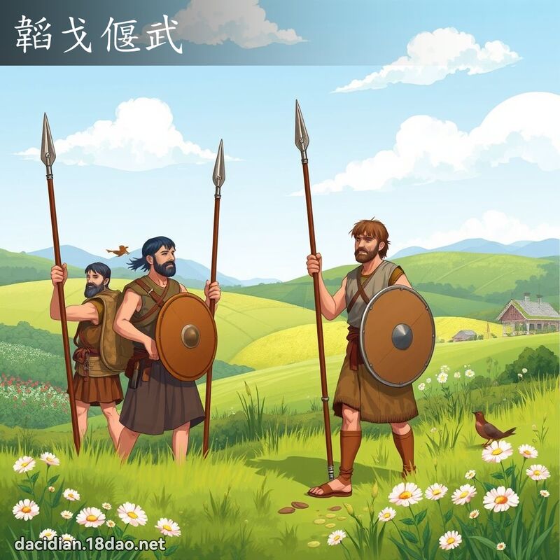 韜戈偃武 - 國語大辭典配圖