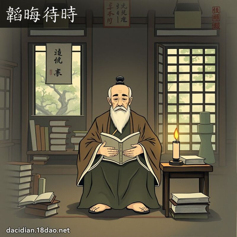 韜晦待时 - 国语大辞典配图