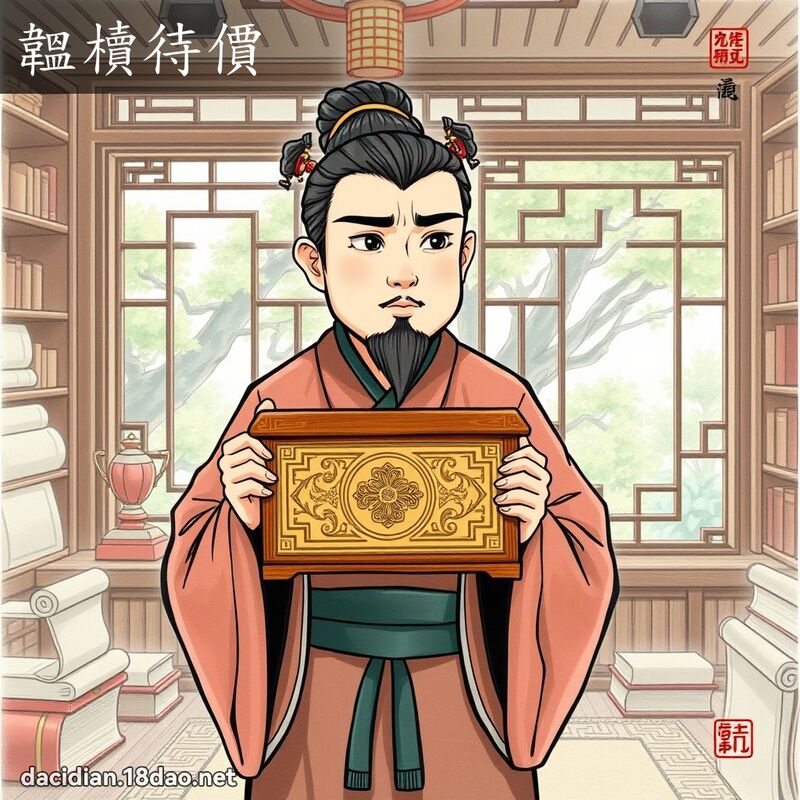 韞櫝待价 - 国语大辞典配图