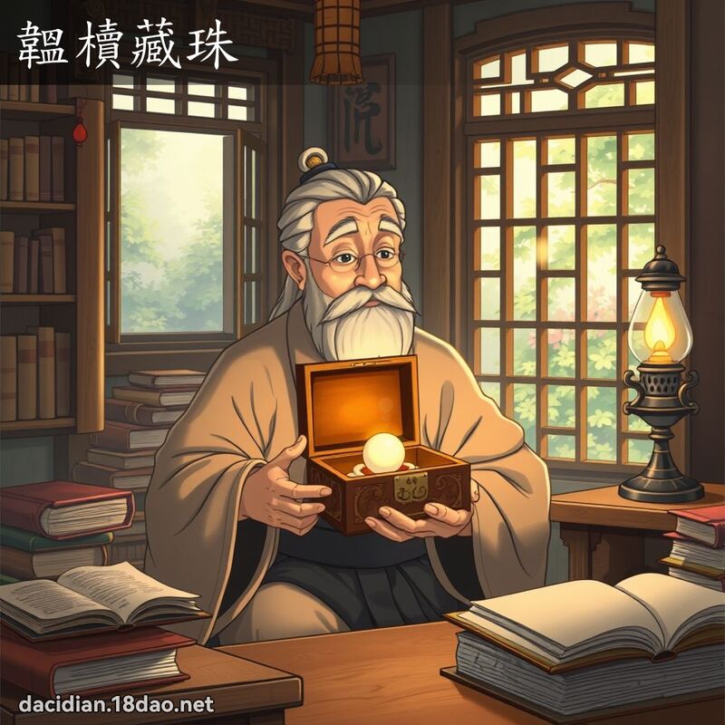 韞櫝藏珠 - 國語大辭典配圖