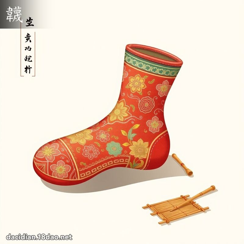 韤 - 國語大辭典配圖