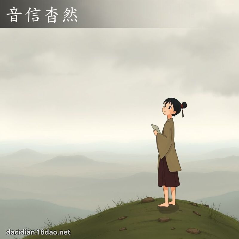 音信杳然 - 国语大辞典配图