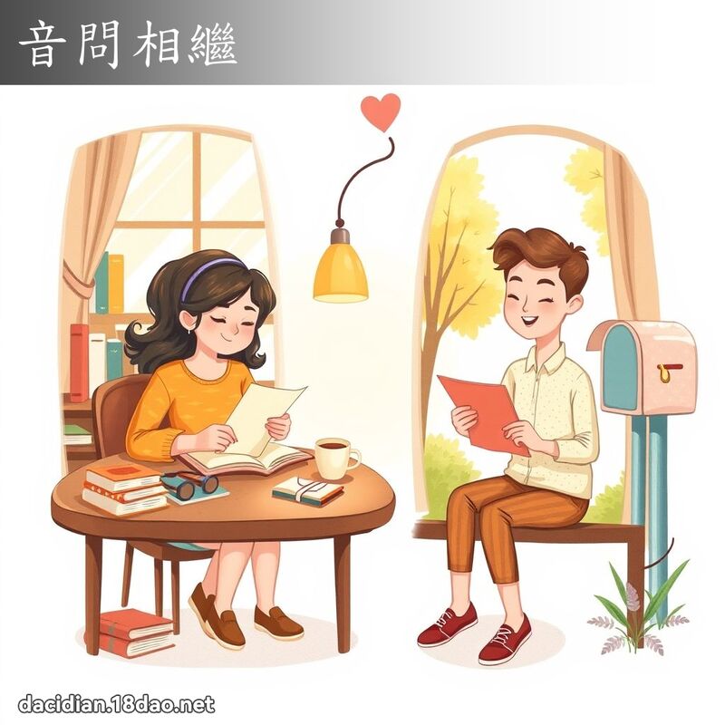 音問相繼 - 國語大辭典配圖