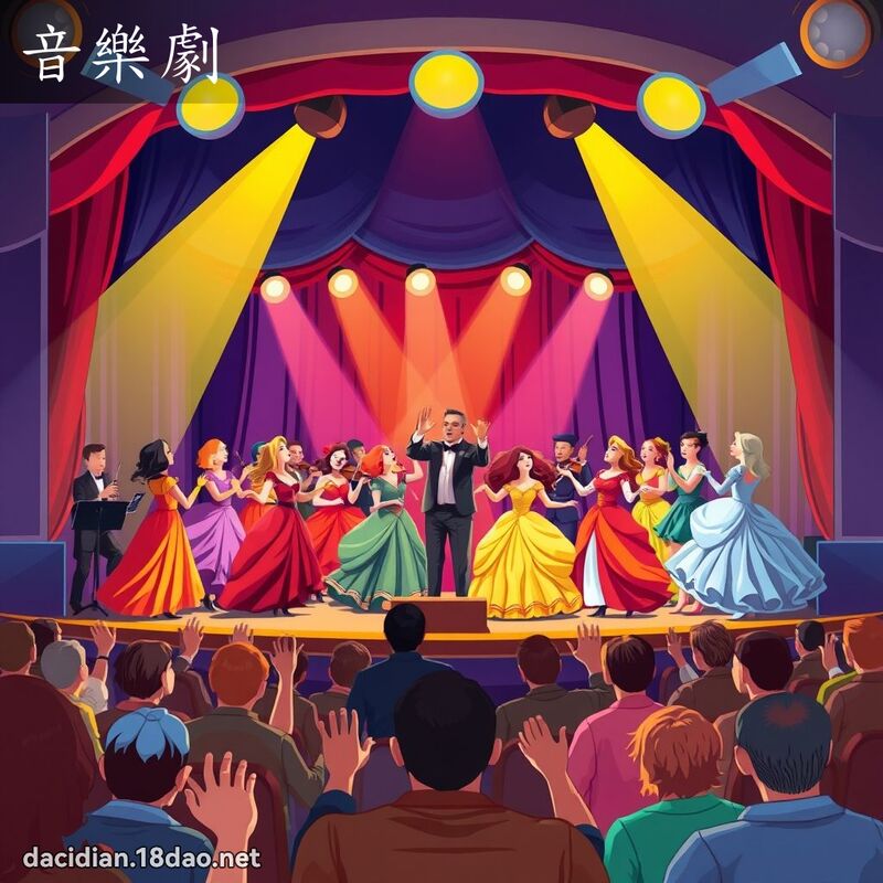 音樂劇 - 國語大辭典配圖