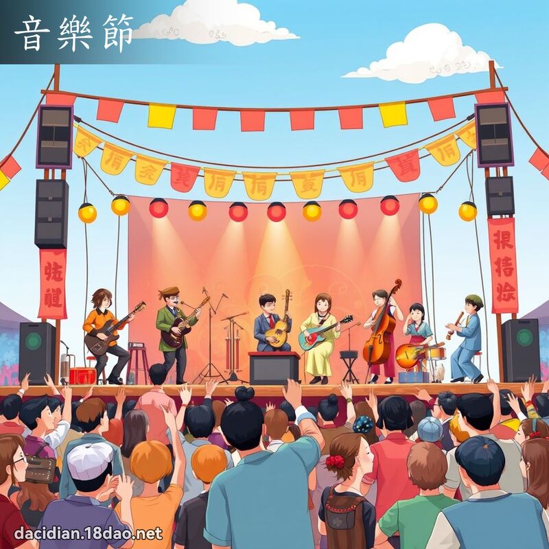 音樂節 - 國語大辭典配圖