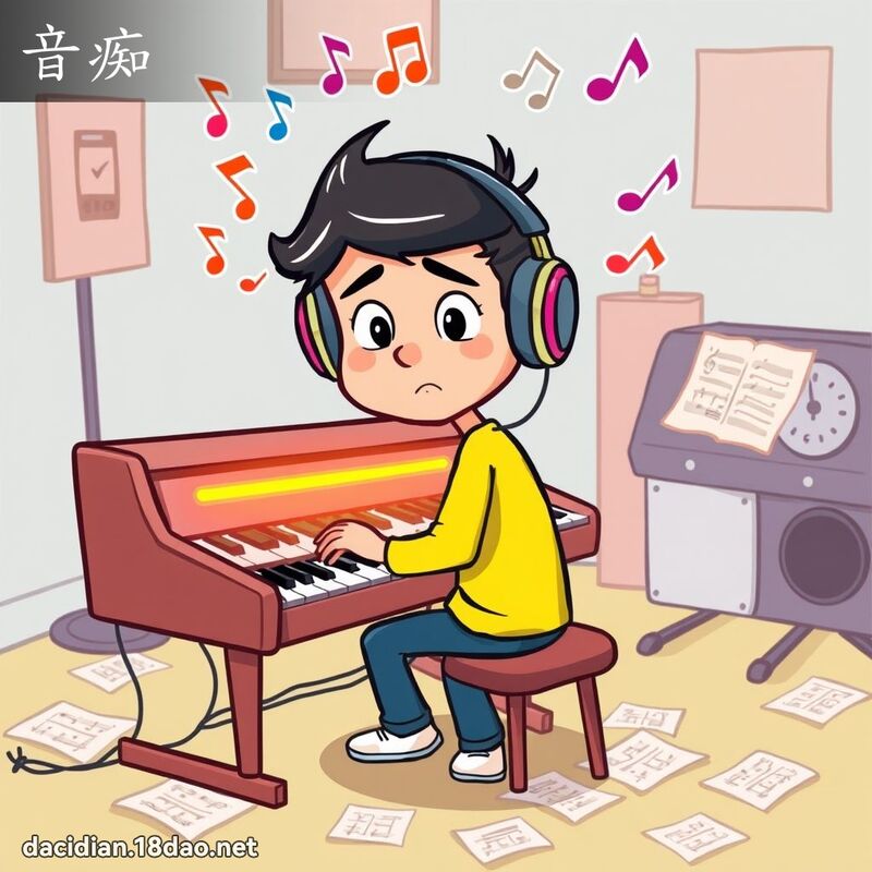 音痴 - 國語大辭典配圖