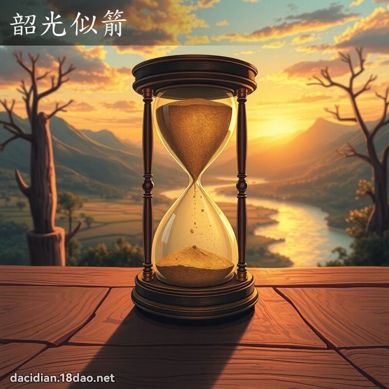 韶光似箭 - 國語大辭典配圖