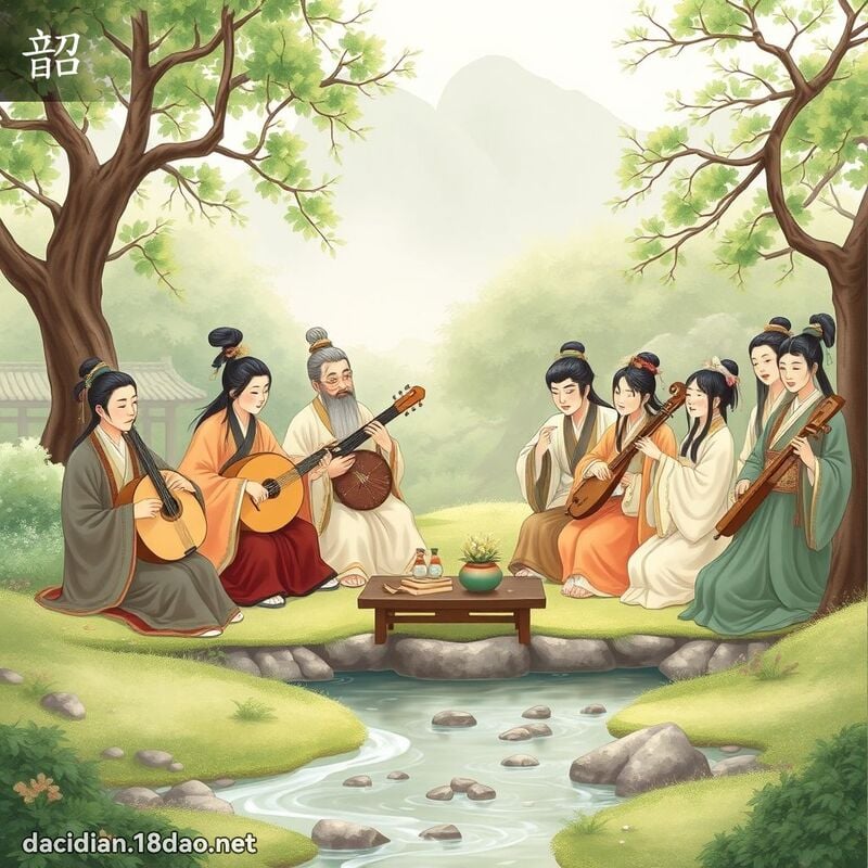 韶 - 国语大辞典配图