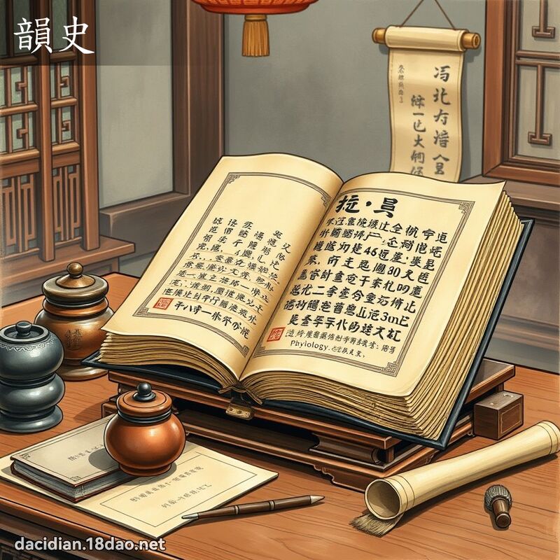 韻史 - 國語大辭典配圖