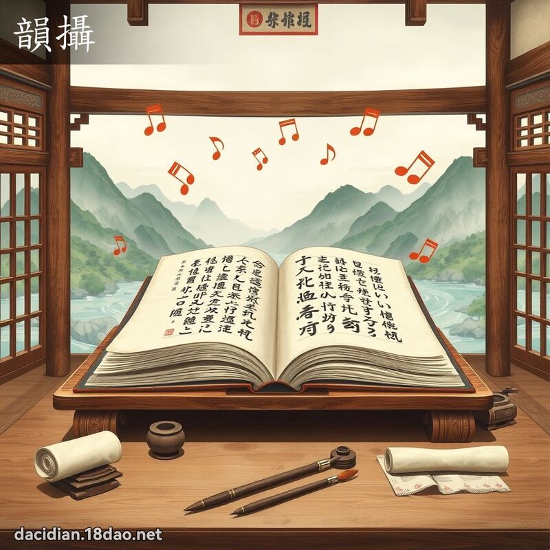韻攝 - 國語大辭典配圖