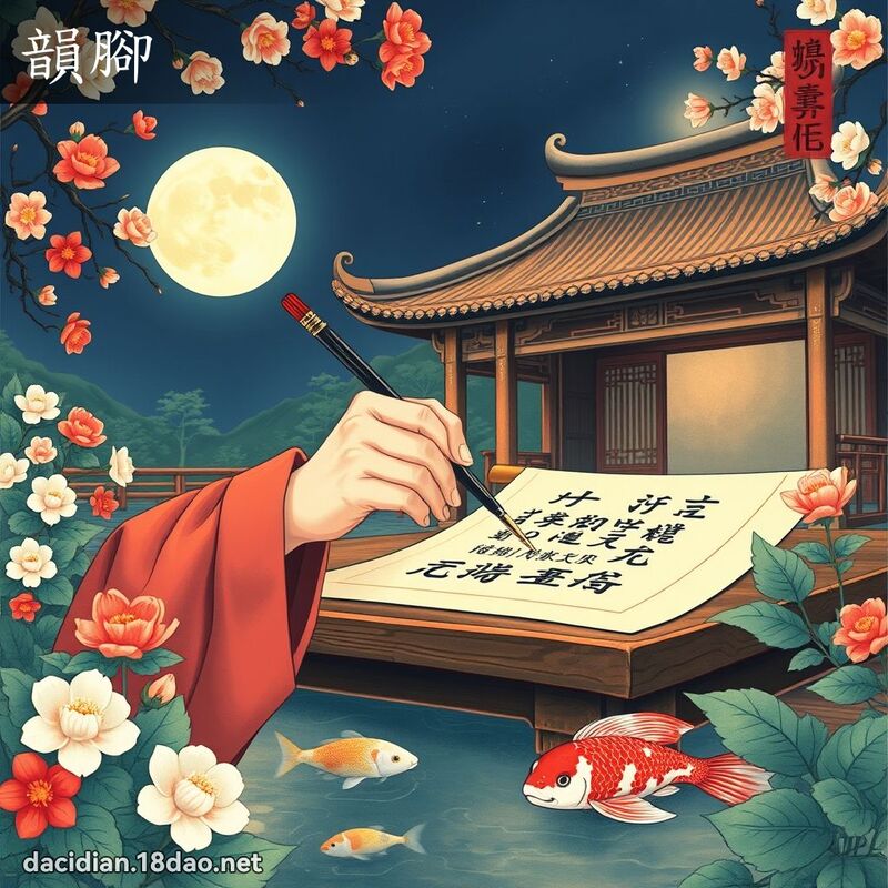 韻腳 - 國語大辭典配圖