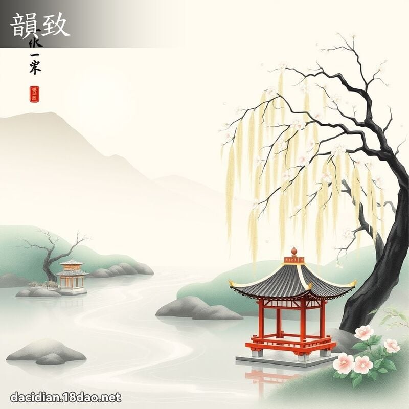 韻致 - 國語大辭典配圖