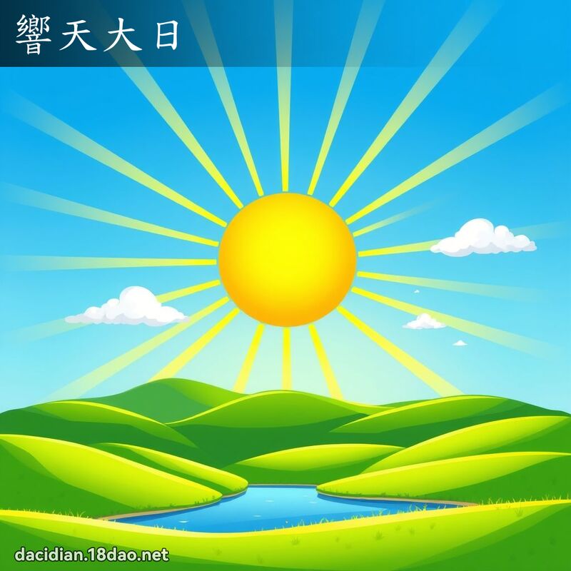 响天大日 - 国语大辞典配图