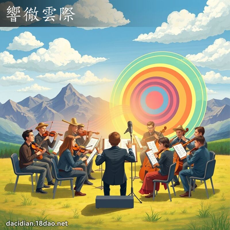響徹雲際 - 國語大辭典配圖
