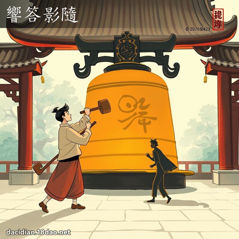 響答影隨 - 國語大辭典配圖
