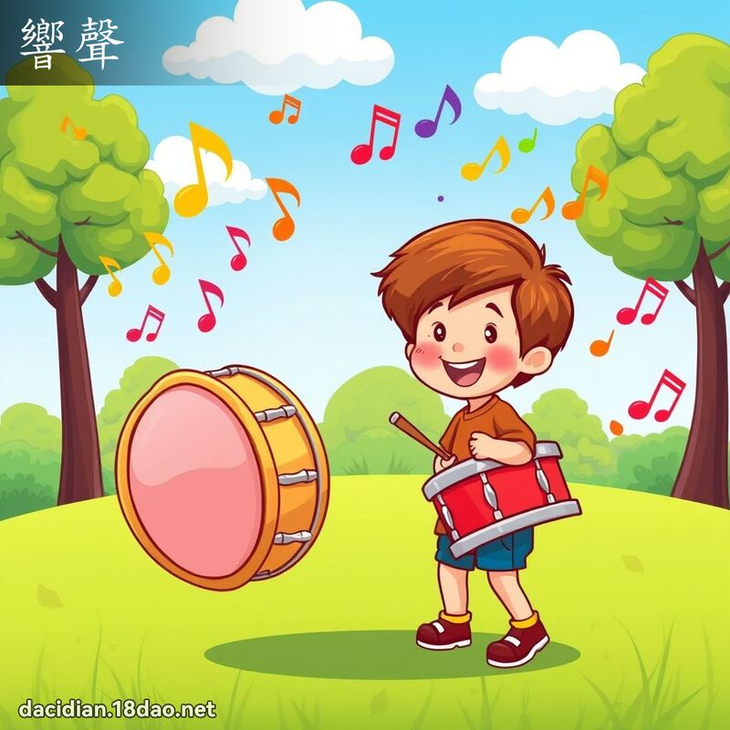 響聲 - 國語大辭典配圖
