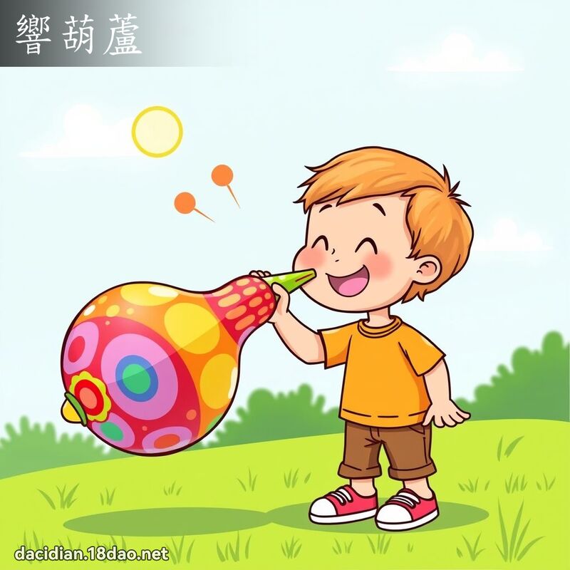 響葫蘆 - 國語大辭典配圖