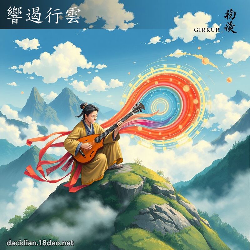 響遏行雲 - 國語大辭典配圖